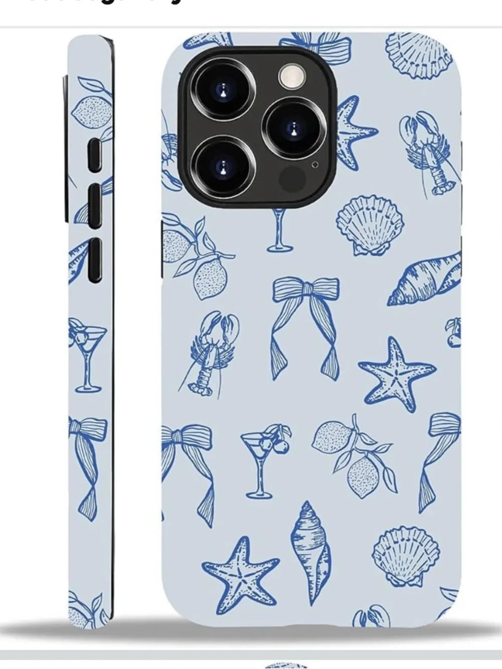 iPhone 14 Pro Max Blue Costal Phone Case